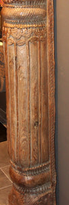 Wooden column with capital