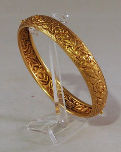 Gold bangle, India