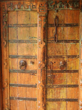 Load image into Gallery viewer, Gujarati carved wooden door.