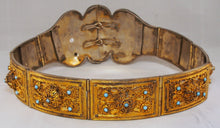 Load image into Gallery viewer, Caucasian gilt silver belt