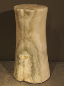 Bactrian miniature column white alabaster