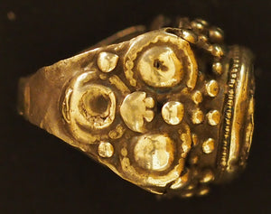 Silver ring from Swat Valley