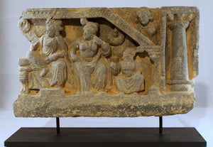 Gandhara narrative panel