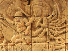 Load image into Gallery viewer, Javanese terracotta panel 14th-15th century. Abduction of Sita.