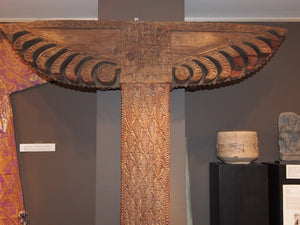 Wooden column with capital