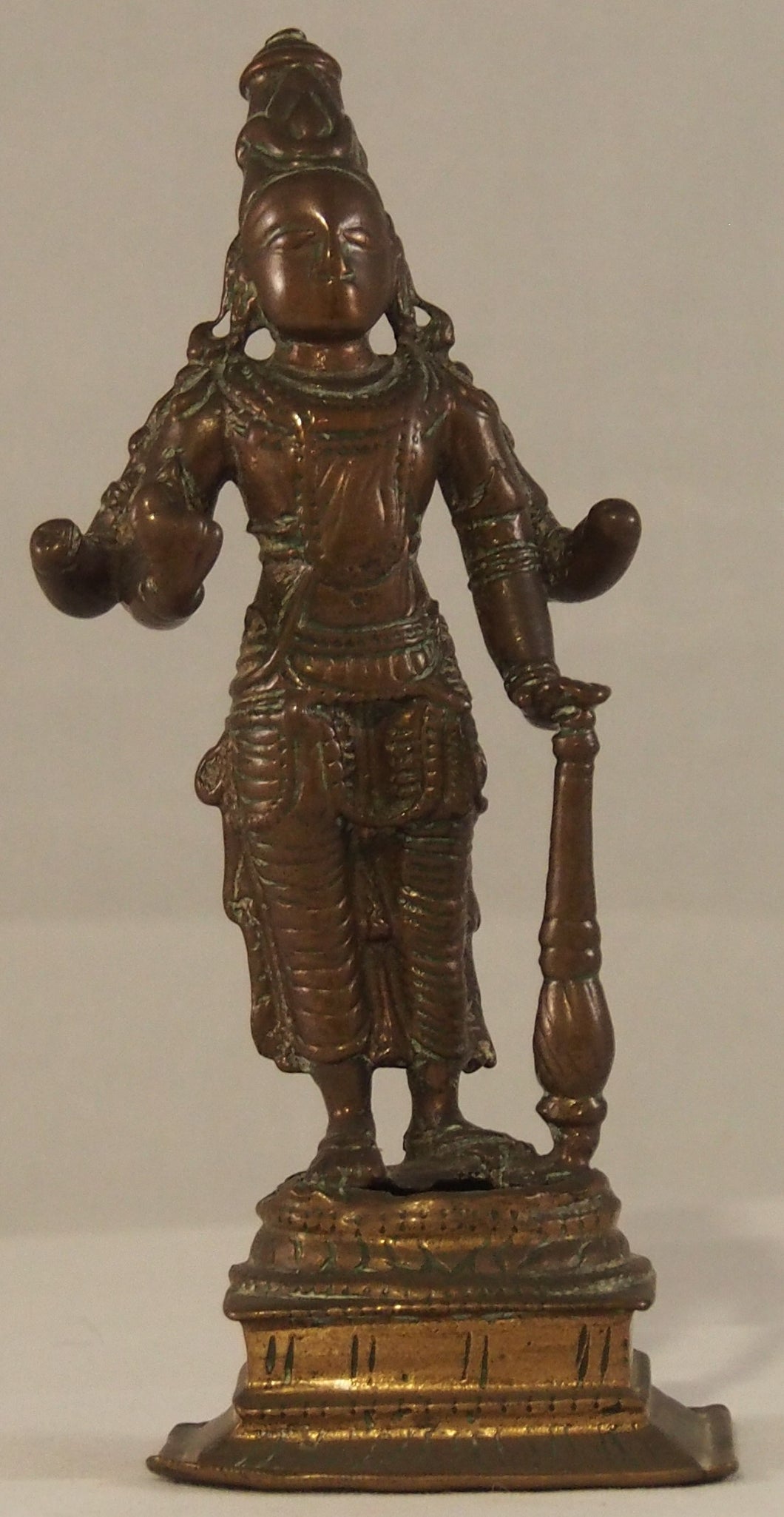 Indian brass statue of Lord Vishnu