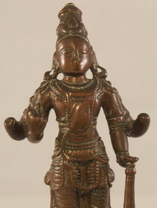 Indian brass statue of Lord Vishnu