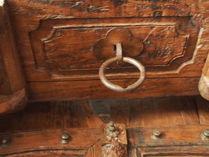 Monumental wooden door from India