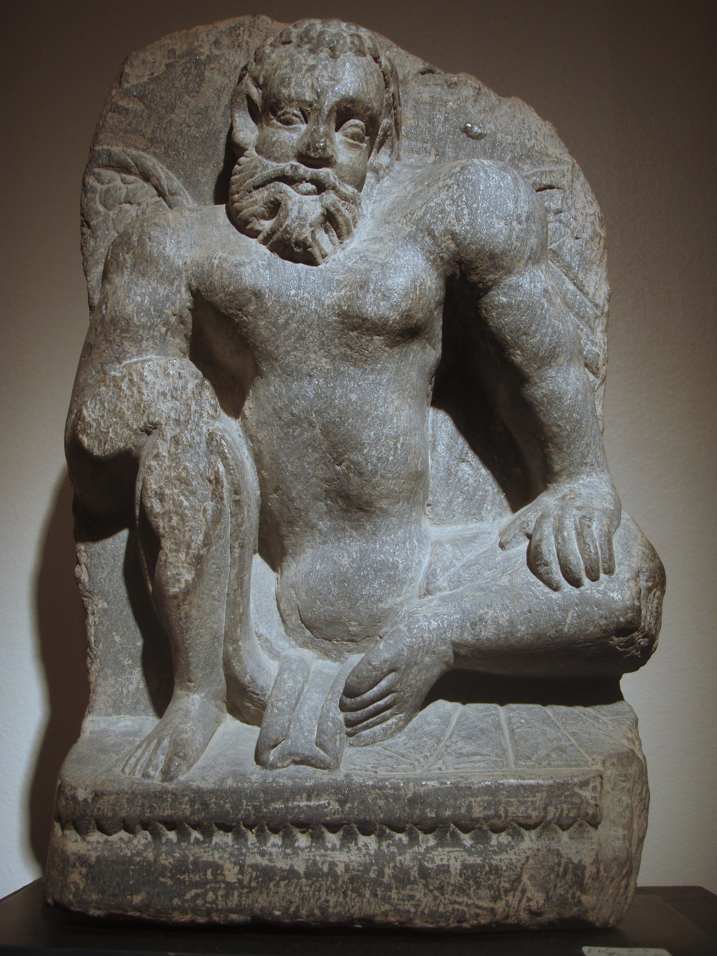 Gandhara Atlas figure – Bart Wille Asian Art